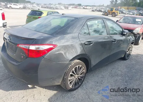 2015 Toyota Corolla S Premium from USA, damaged, VIN 2T1BURHE2FC348978